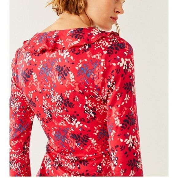 Urban Outfitters Red Ruffle Dress - Picture 5 of 5